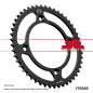 JT Chain Kit 428HDR 14/49 Reinforced - Standard Rear Sprocket for KTM SX 85 2004-2017