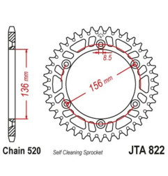 JT DRIVE CHAIN Kettensatz für GAS GAS EC 125 2001-2002
