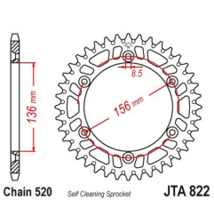JT DRIVE CHAIN Kettensatz für HUSQVARNA TC 449 2011-2014