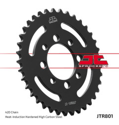 Kit chaîne JT 420 HDR - 13/46-120 - Couronne acier standard pour SUZUKI TS 50 ERK, TS 50 ERKD de 1979 à 1981