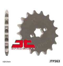 Kit chaîne JT 420 HDR - 13/46-120 - Couronne acier standard pour SUZUKI TS 50 ERK, TS 50 ERKD de 1979 à 1981