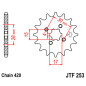 Kit chaîne JT 420 HDR - 14/42-122 - Couronne acier standard pour HONDA MTX 80 RF de 1983 à 1984