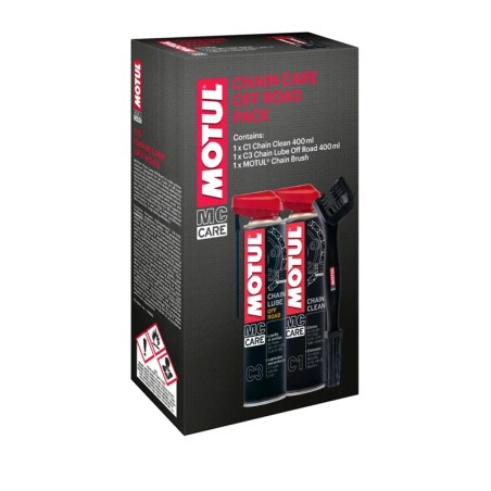 Kit de mantenimiento de cadena Off Road MOTUL (C1+C3+Cepillo) - x6