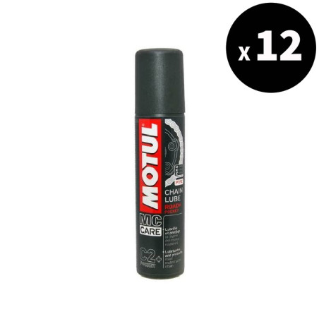Lubrifiant chaîne MOTUL C2+ Chain Lube Road Plus - spray 100ML (x12)