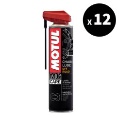 Lubrifiant chaîne MOTUL C3 Chain Lube Off-Road - spray 400ml (x12)
