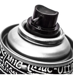 MUC-OFF Motorcycle Dry PTFE Chain Lube - Spray 400ml (x12)