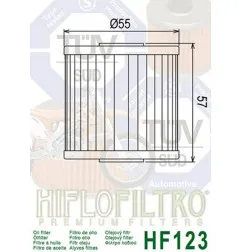 HIFLOFILTRO Oil Filter for KAWASAKI KLF 220 BAYOU 2WD, KLF 300 BAYOU 2WD, KLF 300 BAYOU 4WD, KLR 650, KLX 650 1987-2022