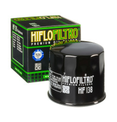Filtre à huile HIFLOFILTRO Noir brillant pour SUZUKI DL 650 V-STROM ABS, ARCTIC CAT 500 4WD AUTO TRANS. et KYMCO MAXXER 450