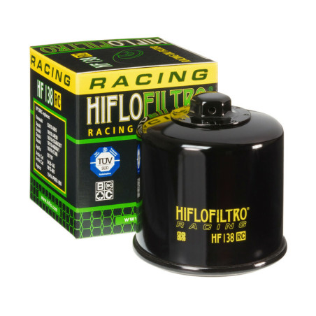 Filtro de aceite HIFLOFILTRO Racing para SUZUKI DL 650 V-STROM ABS, ARCTIC CAT 500 4WD AUTO TRANS. y KYMCO MAXXER 450