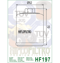 Filtre à huile HIFLOFILTRO pour POLARIS PHOENIX 200, SAWTOOTH 200 et AEON COBRA 350 de 2005 à 2025