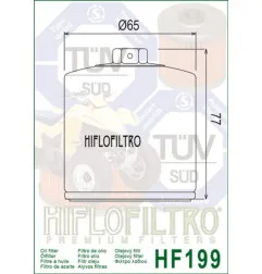 Filtre à huile HIFLOFILTRO pour POLARIS SCRAMBLER 850, SPORTSMAN 450 H.O., SPORTSMAN 570, SPORTSMAN 570 TRG, SPORTSMAN 570 X2