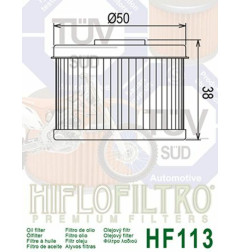 Filtro de aceite HIFLOFILTRO para HONDA TRX 420 FA IRS, TRX 500 FA5 FOURTRAX FOREMAN RUBICON DCT 4WD de 2015 a 2025