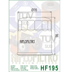 Filtre à huile HIFLOFILTRO pour POLARIS RZR 1000 de 2022 à 2024