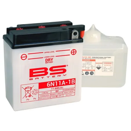 BS BATTERY battery for HUSQVARNA SMS 125, TE 125, WR 125 1980-2014