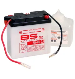 BS BATTERY battery for SUZUKI DS 80, TS 125, TS 125 ER, TS 80 ER and KAWASAKI KDX 175 1972-2000