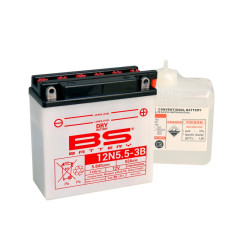 BS BATTERY battery for APRILIA ETX 125, ETX 350, ETX 600, TUAREG 125, KAWASAKI S1 250 MACH I, S2 350 MACH II and YAMAHA YZF 125