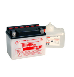 BS BATTERY battery for APRILIA RX 125, RX 50, GILERA RCR 50, SMT 50, KAWASAKI KDX 200, KMX 125 and CAGIVA W8 125, W8R 125