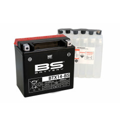 BS BATTERY battery for HONDA, SUZUKI, KAWASAKI and HUSQVARNA 1979-2025