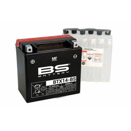 BS BATTERY Batterie für HONDA, SUZUKI, KAWASAKI und HUSQVARNA 1979-2025