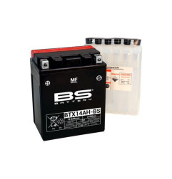 Batería BS BATTERY para POLARIS TRAIL BOSS 250, YAMAHA YFM 350 GRIZZLY 2WD y KAWASAKI KVF 360 PRAIRIE 4WD de 1986 a 2022