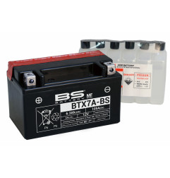BS BATTERY Batterie für APRILIA RXV 550, SXV 450, SUZUKI LT-R 450 QUADRACER 2WD, LTZ 90, DAELIM NS 125 und HONDA XL 125, XLR 125