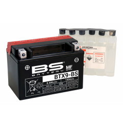 BS BATTERY battery for HONDA XR 650 L, SUZUKI DR 650 SE, KTM ADVENTURE 390 and POLARIS PREDATOR 500 1988-2026