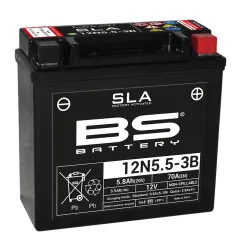 BS BATTERY battery for APRILIA ETX 125, ETX 350, ETX 600, KAWASAKI S1 250 MACH I, S2 350 MACH II and YAMAHA YZF 125 1972-2013