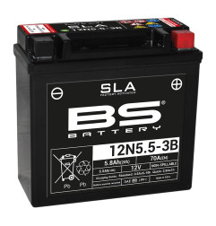 BS BATTERY Batterie für APRILIA ETX 125, ETX 350, ETX 600, KAWASAKI S1 250 MACH I, S2 350 MACH II und YAMAHA YZF 125 1972-2013