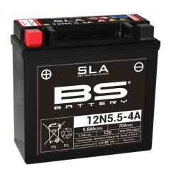 BS BATTERY Batterie für YAMAHA TDR 125, TZR 125, WR 125, WR 125 X, YZF 125 1989-2026