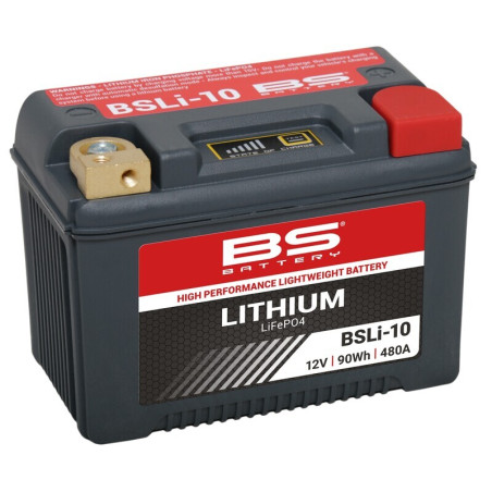 Batterie BS BATTERY Lithium-Ion - BSLI-10 pour YAMAHA, CAN-AM, KYMCO et POLARIS de 1993 à 2025