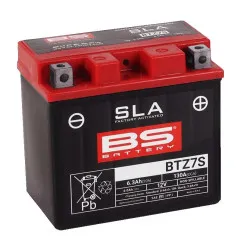 Batterie BS BATTERY SLA sans entretien activé usine - BTZ7S pour HUSQVARNA, YAMAHA, GAS GAS et HUSABERG de 1978 à 2026
