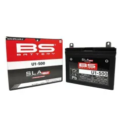 BS BATTERY SLA Max maintenance-free factory-activated - U1-500 FA for POLARIS SPORTSMAN 570 and YAMAHA YXM 700 VIKING EPS 4WD