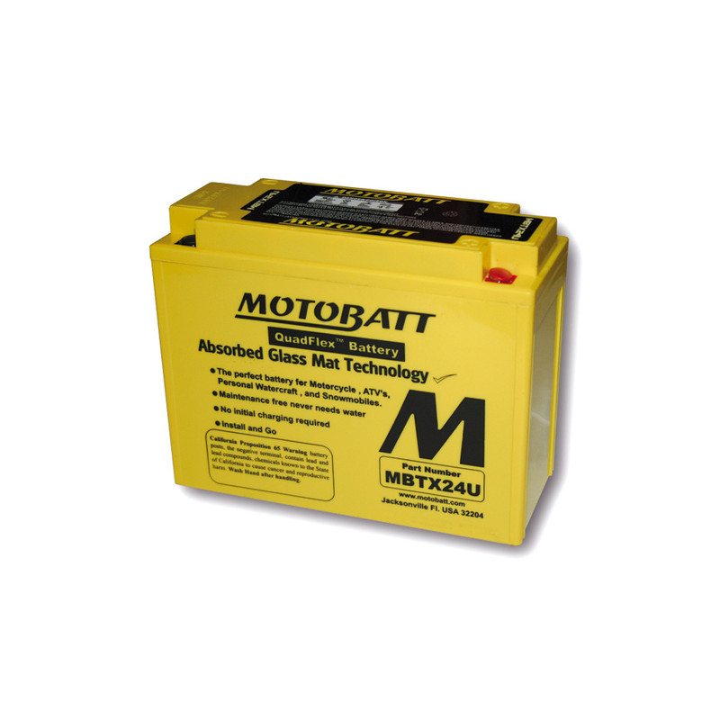 Batterie MOTOBATT pour SUZUKI LT 250 QUADRACER 2WD de 1985 à 1986