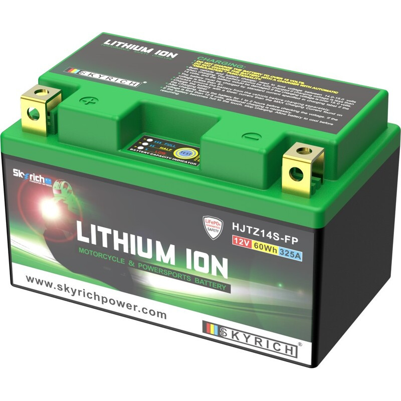 Batterie SKYRICH Lithium-Ion - LTZ14S pour APRILIA DORSODURO 750, CF MOTO CL-X 700 SPORT, CAN-AM DS 250 et ARCTIC CAT DVX 300 Batterie SKYRICH Lithium-Ion - LTZ14S pour APRILIA DORSODURO 750, CF MOTO CL-X 700 SPORT, CAN-AM DS 250 et ARCTIC CAT DVX 300