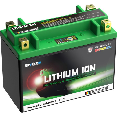 SKYRICH Lithium-Ionen-Batterie - LTX20L für CAN-AM COMMANDER 800, HONDA CRF 230, KYMCO MXU 700 und KAWASAKI KLF 400 BAYOU 4WD