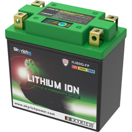 SKYRICH battery for APRILIA ETX 125, GILERA SP 01 125, DAELIM VS 125 and SUZUKI LT-F 160 QUADRUNNER 2WD 1983-2019