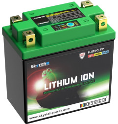 SKYRICH Battery Lithium-Ion - LIB9 for APRILIA ETX 125, GILERA SP 01 125, DAELIM VS 125 and SUZUKI LT-F 160 QUADRUNNER 2WD
