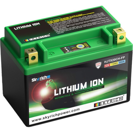SKYRICH Battery Lithium-Ion - LTX20CH for SUZUKI LT-A 500 KINGQUAD AXI 4WD, LT-A 750 KINGQUAD AXI 4WD 2000-2025