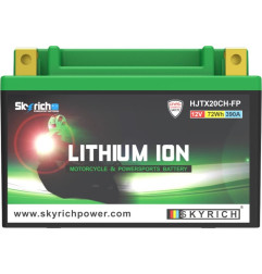 Batterie SKYRICH Lithium-Ion - LTX20CH pour SUZUKI LT-A 500 KINGQUAD AXI 4WD, LT-A 750 KINGQUAD AXI 4WD de 2000 à 2025