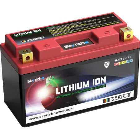 SKYRICH Battery Lithium-Ion for SUZUKI DRZ 400, CAN-AM DS 450, YAMAHA TTR 250 and RIEJU TANGO 125 1999-2020