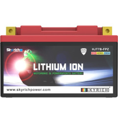 SKYRICH Batterie für SUZUKI DRZ 400, CAN-AM DS 450, YAMAHA TTR 250 und RIEJU TANGO 125 1999-2020