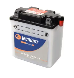 Batterie TECNIUM conventionnelle avec pack acide - 6N6-3B-1 pour YAMAHA XT 250, XT 500 et KAWASAKI KE 100 de 1982 à 1996