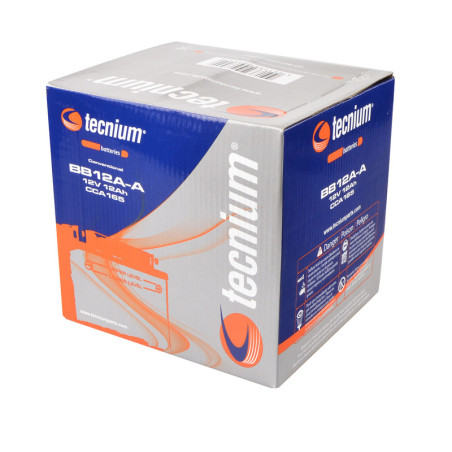 Batería TECNIUM BB12A-A fresh pack para HONDA CX 500 y YAMAHA XT 600 Z TENERE de 1978 a 1984