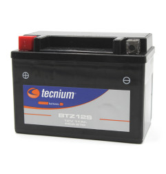 Batterie TECNIUM sans entretien activé usine - BTZ12S pour KTM RALLY 690 et APRILIA TUAREG 660 de 2007 à 2024