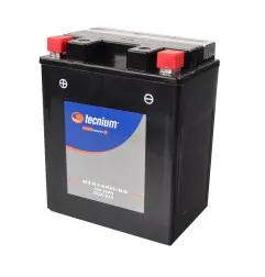 Batterie TECNIUM sans entretien avec pack acide - BTX14AH-BS pour POLARIS, HONDA, SUZUKI et YAMAHA de 1985 à 2025
