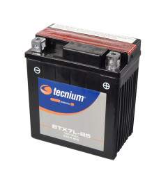 TECNIUM battery for TM RACING EN 250, ENF 250, KAWASAKI KFX 450, KLX 250, HONDA ATC 250, CRM 250 and SUZUKI DR 200 SE, DR 350 SE