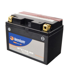 Batterie TECNIUM sans entretien avec pack acide - BTZ14S-BS pour KTM ADVENTURE 990, SUPERMOTO 990 et HONDA XRV 750 AFRICA TWIN