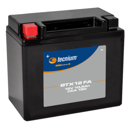 TECNIUM battery for SUZUKI DL 650 V-STROM ABS, HONDA TRX 250 TE FOURTRAX RECON ES 4WD, POLARIS PHOENIX 200 and KAWASAKI KLE 500