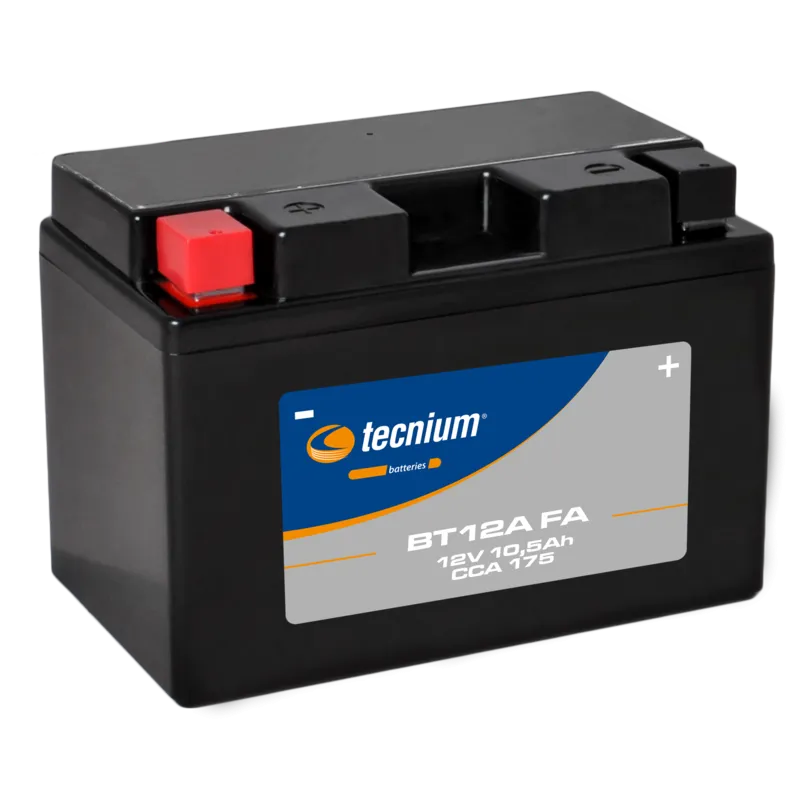 TECNIUM maintenance-free factory-activated battery - BT12A for HUSQVARNA SVARTPILEN 401 and KTM ADVENTURE 890 from 2018 to 2026