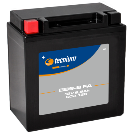 TECNIUM Werkseitig Aktivierte Batterie BB9-B (FA) für APRILIA ETX 125, GILERA SP 01 125, DAELIM VS 125 und HONDA CRF 150
